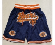 Men's Chicago Bears Navy Blue Just Don Shorts