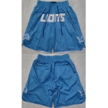 Men's Detroit Lions Blue Shorts