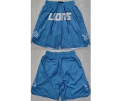 Men's Detroit Lions Blue Shorts