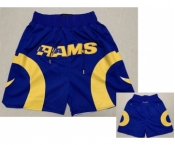 Men's Los Angeles Rams Royal Blue Just Don Shorts