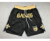 Men's New Orleans Saints Black Just Don Shorts