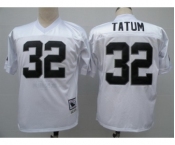 Oakland Raiders #32 Jack Tatum White Throwback Jersey