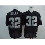 Oakland Raiders #32 Marcus Allen Black Throwback Jersey