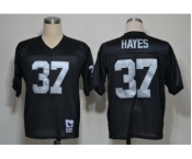 Oakland Raiders #37 Lester Hayes Black Throwback Jersey