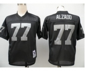 Oakland Raiders #77 Lyle Alzado Black Throwback Jersey