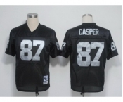 Oakland Raiders #87 Dave Casper Black Throwback Jersey