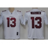 Reebok Arizona Cardinals #13 Kurt Warner White Jersey