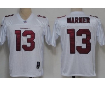 Reebok Arizona Cardinals #13 Kurt Warner White Jersey