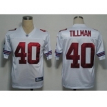 Reebok Arizona Cardinals #40 Pat Tillman White Jersey