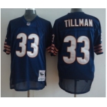 Chicago Bears #33 Charles Tillman Blue Throwback Jersey