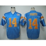 San Diego Chargers #14 Dan Fouts Light Blue Throwback Jersey