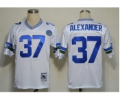 Seattle Seahawks #37 Shaun Alexander White Throwback Jersey