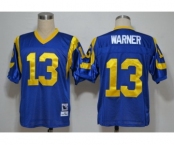 St. Louis Rams #13 Curt Warner Light Blue Throwback Jersey