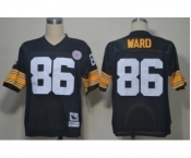 Pittsburgh Steelers #86 Hines Ward Black Throwback Jersey