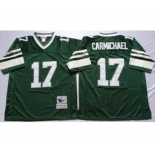 Eagles #17 Harold Carmichael Green Throwback Jersey