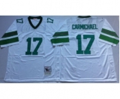 Eagles #17 Harold Carmichael White Throwback Jersey