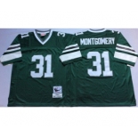 Eagles #31 Wilbert Montgomery Green Throwback Jersey