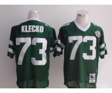 New York Jets #73 Joe Klecko Green Throwback Jersey