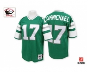 Philadelphia Eagles #17 Harold Carmichael Light Green Throwback Jersey