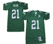 Philadelphia Eagles #21 Eric Allen Light Green Throwback 99TH Jersey