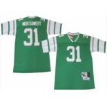 Philadelphia Eagles #31 Wilbert Montgomery Light Green Throwback Jersey