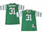 Philadelphia Eagles #31 Wilbert Montgomery Light Green Throwback Jersey