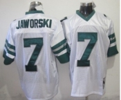 Philadelphia Eagles #7 Ron Jaworski White Throwback Jersey