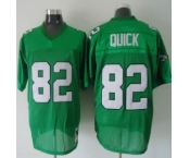 Philadelphia Eagles #82 Mike Quick Light Green Throwback Jersey