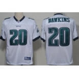 Reebok Philadelphia Eagles #20 Brian Dawkins White Jersey