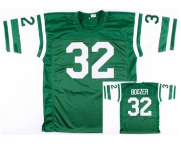 ew York Jets #32 Emerson Boozer Green Throwback Jersey