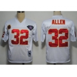 Kansas City Chiefs #32 Marcus Allen White 75TH Throwback Jersey