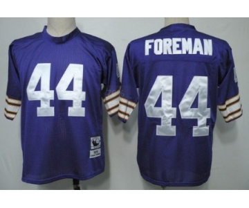 Minnesota Vikings #44 Chuck Foreman Purple Throwback Jersey