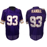 Minnesota Vikings #93 John Randle Purple Throwback Jersey