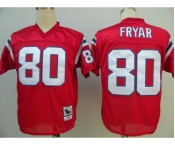 New England Patriots #80 Irving Fryar Red Throwback Jersey