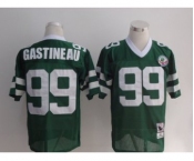 New York Jets #99 Mark Gastineau Green Throwback Jersey