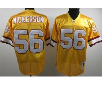 Tampa Bay Buccaneers #56 Hardy Nickerson Orange Throwback Jersey