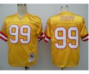 Tampa Bay Buccaneers #99 Warren Sapp Orange Throwback Jersey