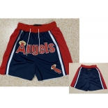 Men's Los Angeles Angels Navy Blue Just Don Shorts Swingman Shorts