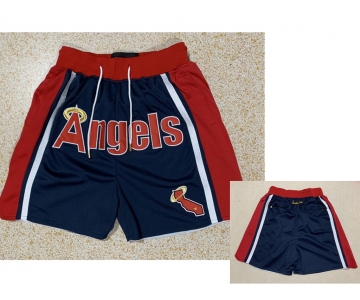 Men's Los Angeles Angels Navy Blue Just Don Shorts Swingman Shorts