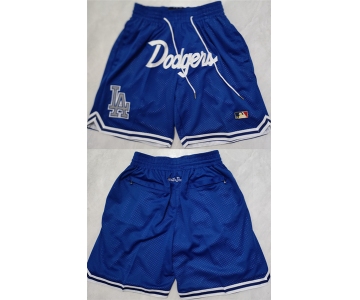 Men's Los Angeles Dodgers Royal Shorts (Run Smaller)