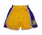 Los Angeles Lakers Yellow Nike NBA Shorts