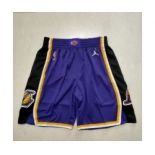 Men's Los Angeles Lakers Purple Throwback Shorts