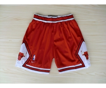 Chicago Bulls Red Nike Mesh NBA Shorts