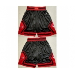 Men Chicago Bulls Black Mitchell Ness Shorts Run Small 1