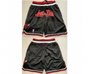 Men Chicago Bulls Black Mitchell Ness Shorts