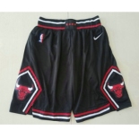 Men's Chicago Bulls Black 2019 Nike Swingman Stitched NBA Shorts