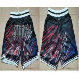 Men's Chicago Bulls Black Lightning Just Don Swingman Shorts