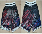 Men's Chicago Bulls Black Lightning Just Don Swingman Shorts