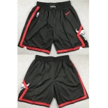 Men's Chicago Bulls Black Shorts (Run Small)