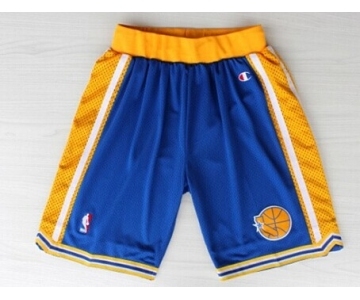 Golden State Warriors Blue Throwback Short